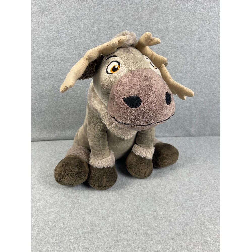 Disney Frozen Sven The Reindeer Plush Stuffed Animal‎ 15" Gray